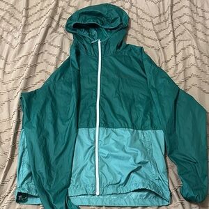 Columbia Two-Tone Teal Windbreaker